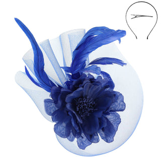 Peonies Styled Fastened Fascinator