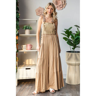 Pink Boho Overalls