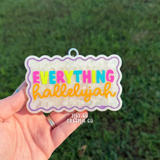 Everything Hallelujah car freshie