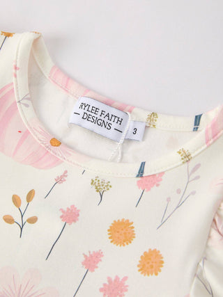 Girls Pink Pumpkin Dress