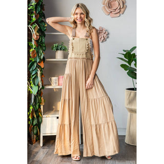 Pink Boho Overalls