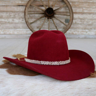 Gold rhinestone bling hat band The Loretta, photo 2