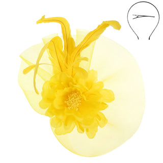 Peonies Styled Fastened Fascinator