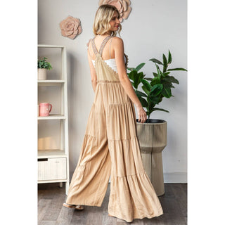 Pink Boho Overalls