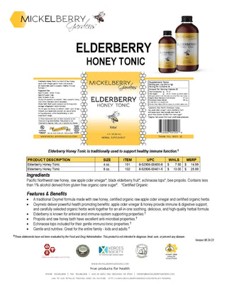 Elderberry Honey Tonic