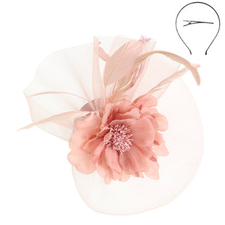 Peonies Styled Fastened Fascinator