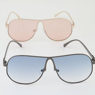 Modern Chic Gradient Teardrop Sunglasses