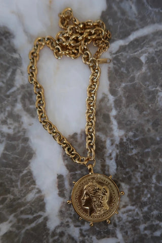 Gold Coin Necklace - Jayden Layne