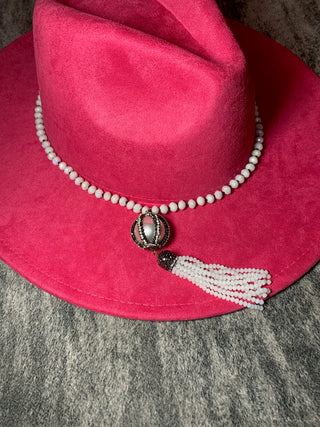 White Beaded Statment Necklaces - Jayden Layne