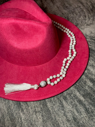 White Beaded Statment Necklaces - Jayden Layne