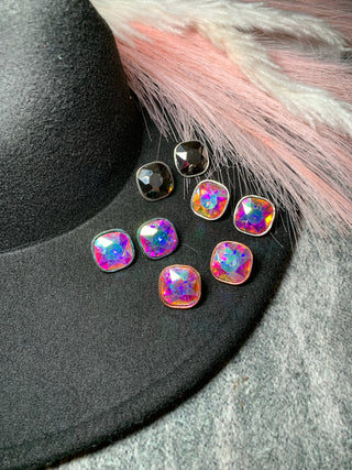 Large Gem Stud Earrings - Jayden Layne