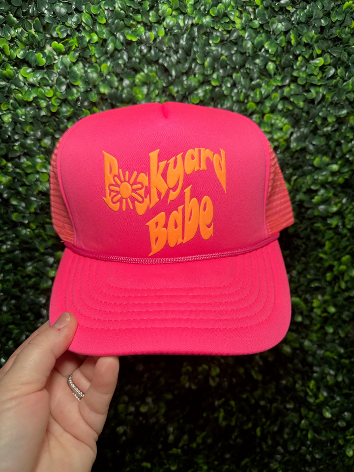 Backyard Babe Trucker Hat