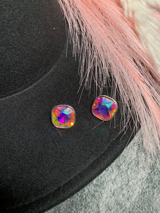 Large Gem Stud Earrings - Jayden Layne