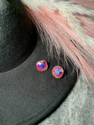 Large Gem Stud Earrings - Jayden Layne