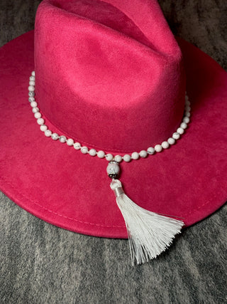 White Beaded Statment Necklaces - Jayden Layne