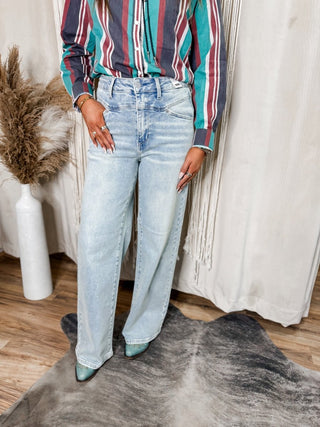 Judy Blue Straight Rockie Denim - Jayden Layne