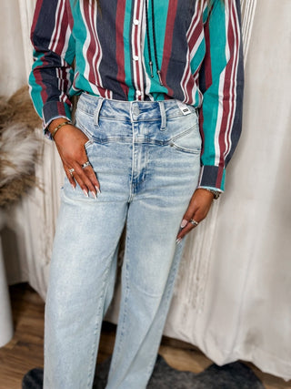 Judy Blue Straight Rockie Denim - Jayden Layne