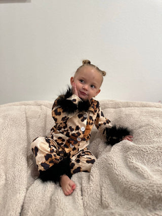 Kids Leopard Pajama Set