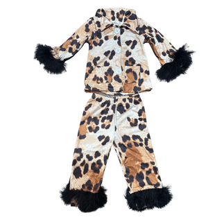 Kids Leopard Pajama Set