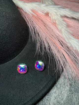 Large Gem Stud Earrings - Jayden Layne