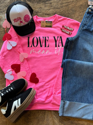 Love Ya, Mean It Graphic