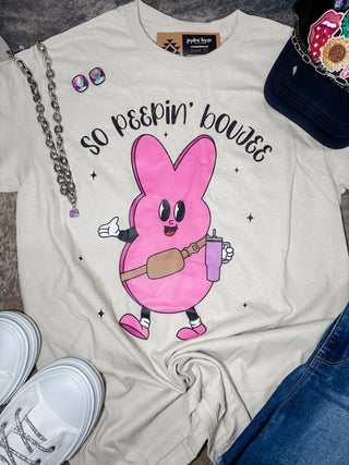 So Peepin Boujee Easter tee