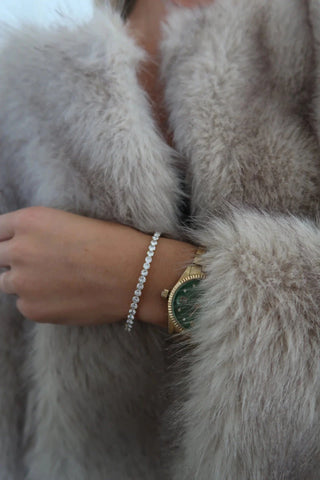 Thick Stretchy Tennis Bracelet - Jayden Layne