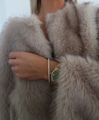 Thick Stretchy Tennis Bracelet - Jayden Layne