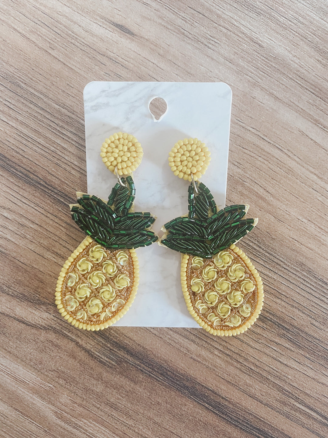 Flower Pineapple Earrings - Jayden Layne