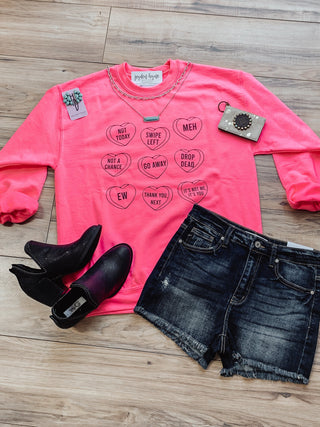 Snarky hearts sweatshirt - Jayden Layne