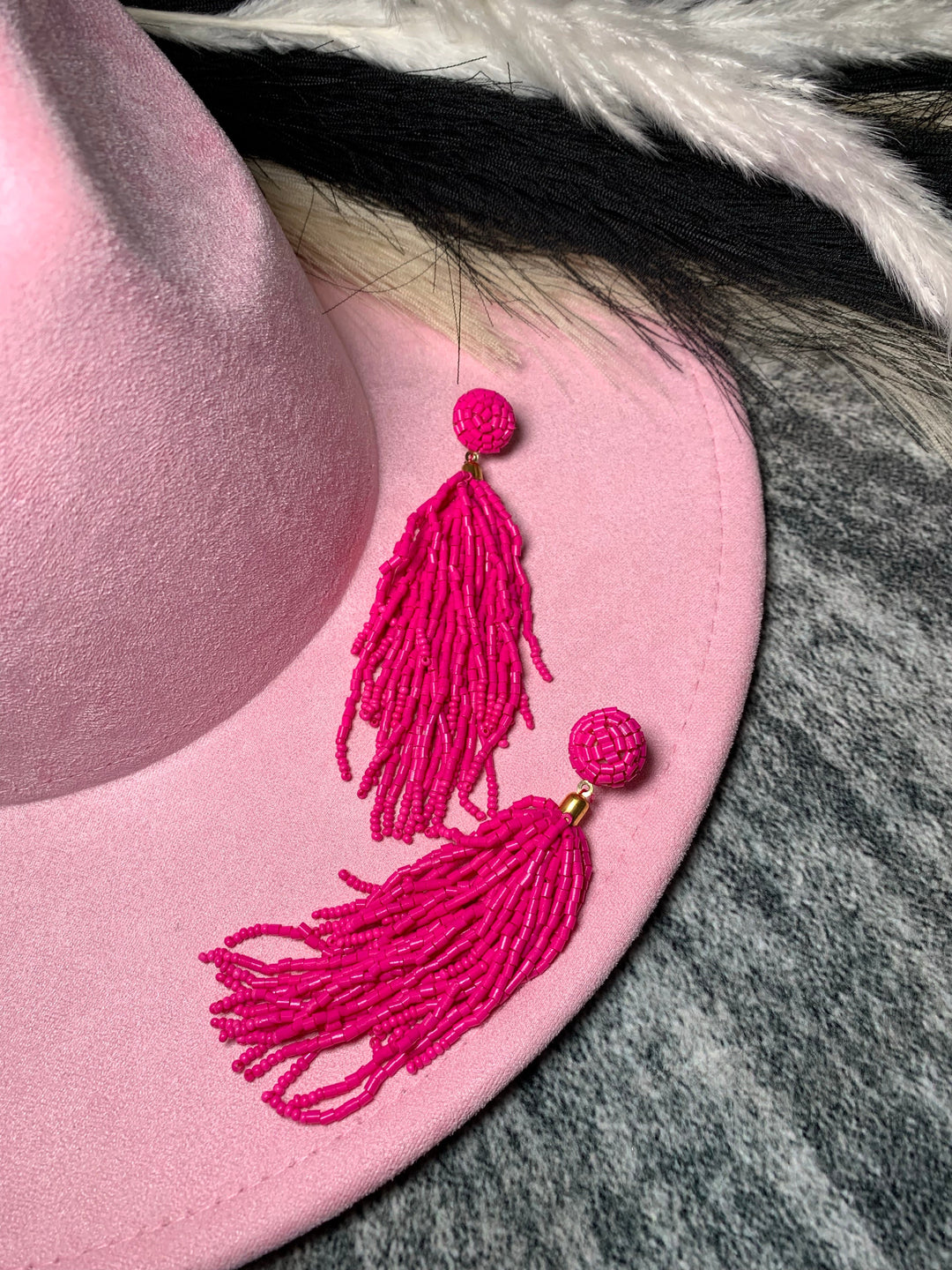 Seed Bead Fringe Earring - Jayden Layne