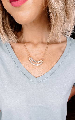 Double Layer Natural Stone Necklace - Jayden Layne