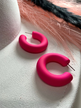 Spring Color Coated Hoop Earrings - Jayden Layne