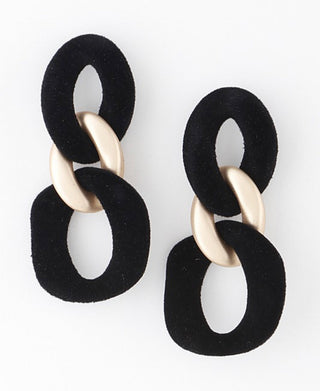 Velvet chain earrings - Jayden Layne