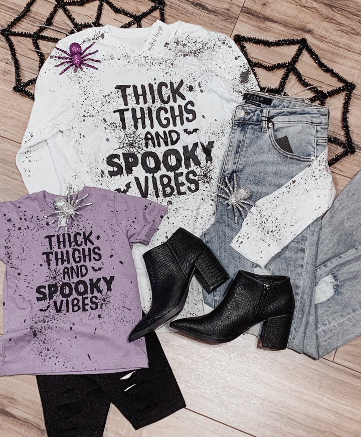 Thick thighs spooky vibes tee - Jayden Layne