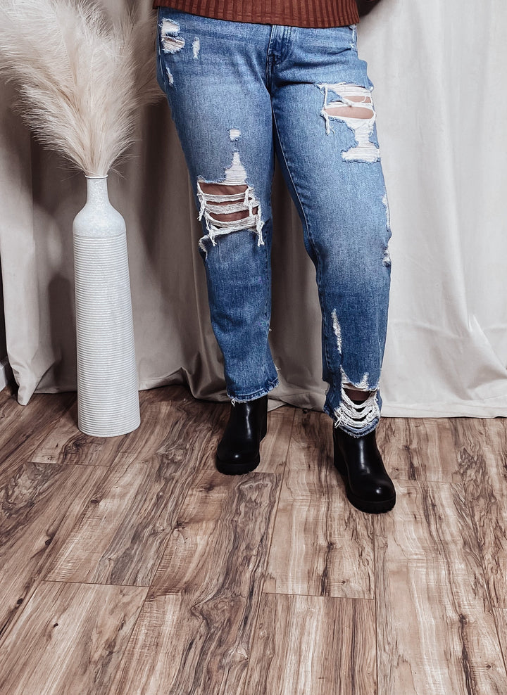 Kensey straight leg jeans - Jayden Layne