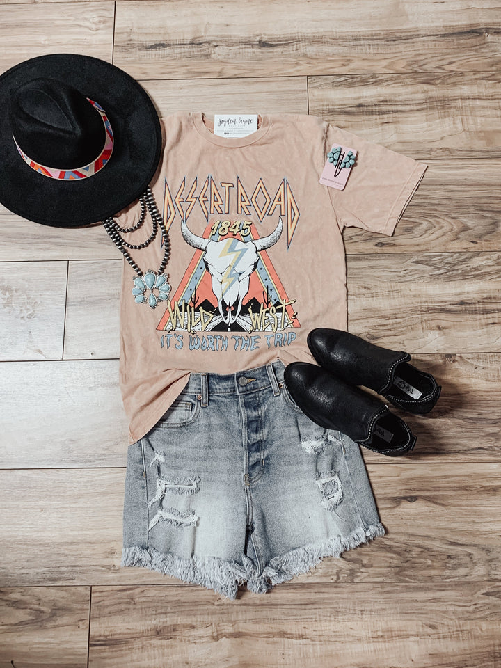 Desert Road mineral bf tee - Jayden Layne