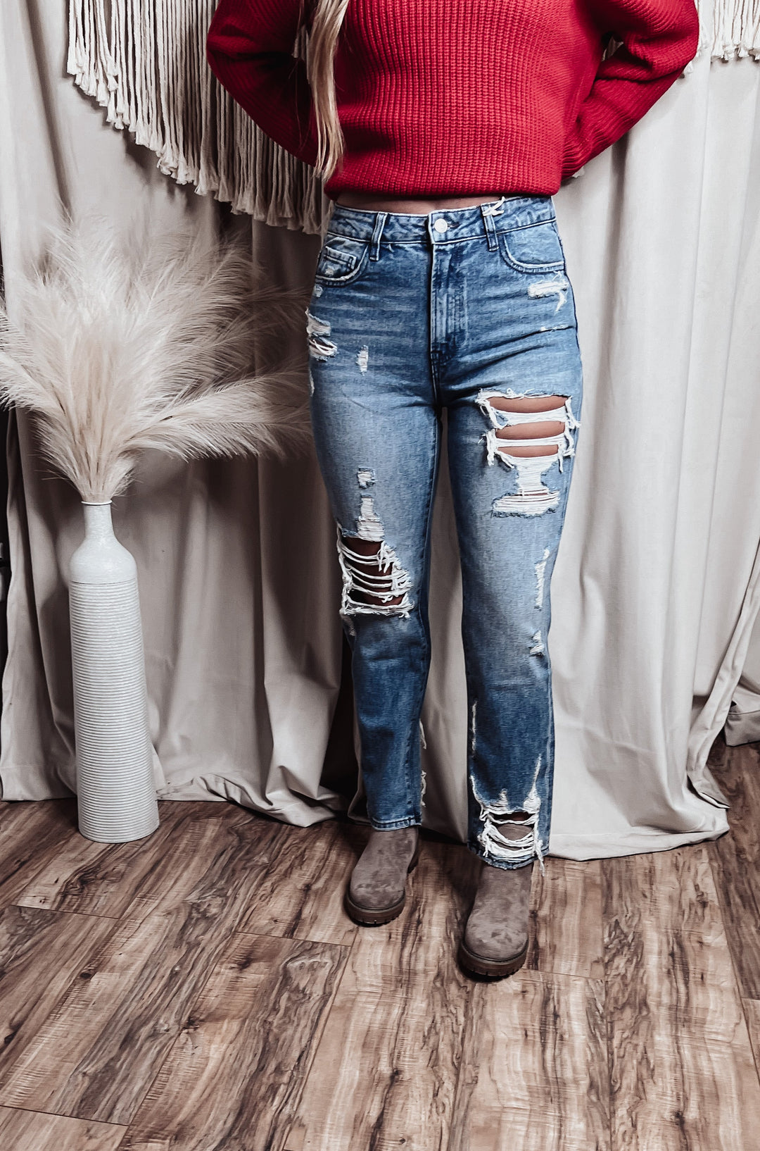 Kensey straight leg jeans - Jayden Layne
