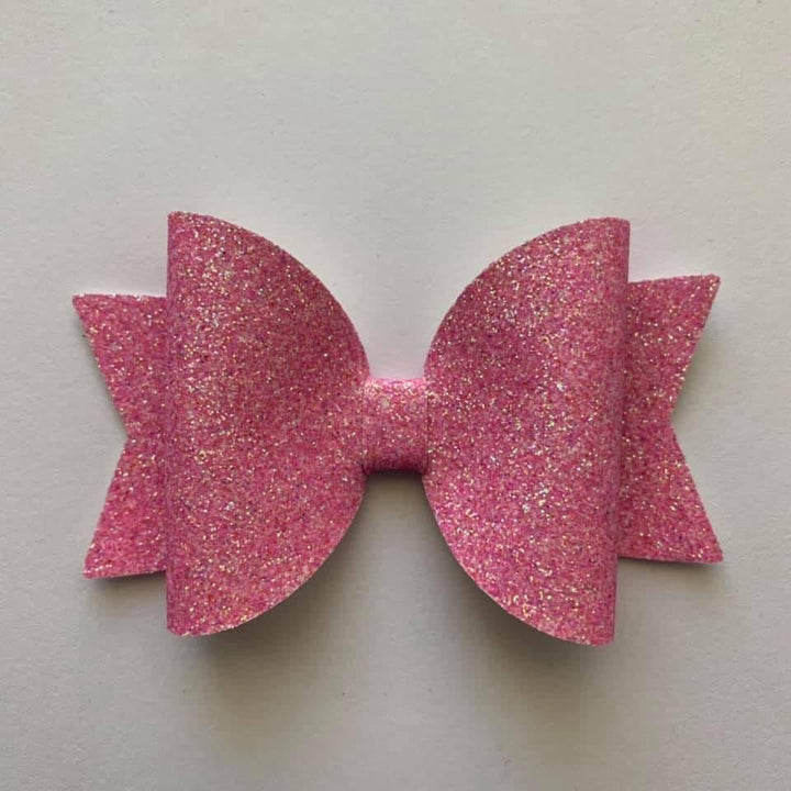 Glitter leather clip bows - Jayden Layne