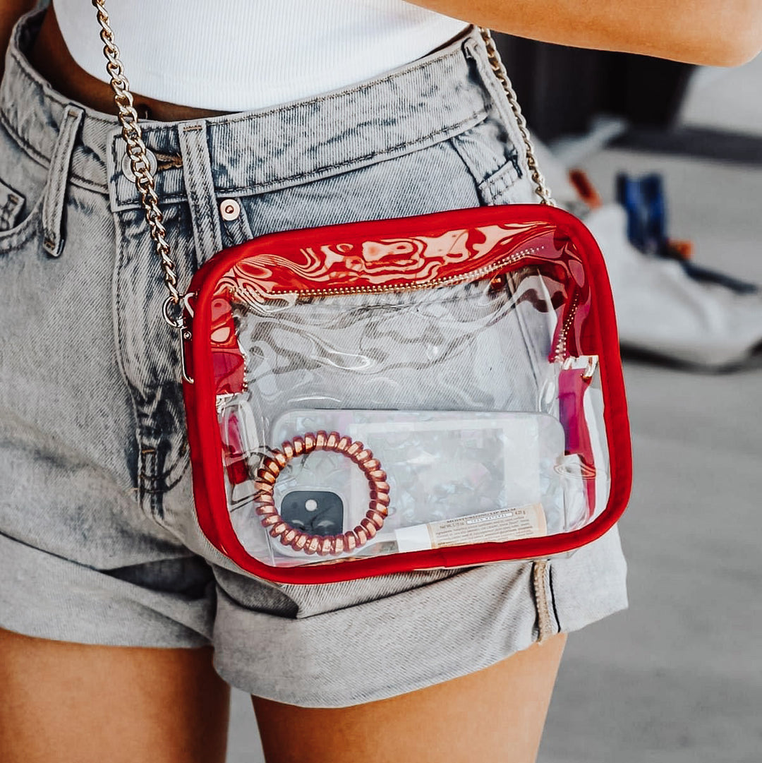 Clear stadium crossbody purse - Jayden Layne