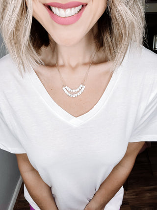 Double Layer Natural Stone Necklace - Jayden Layne