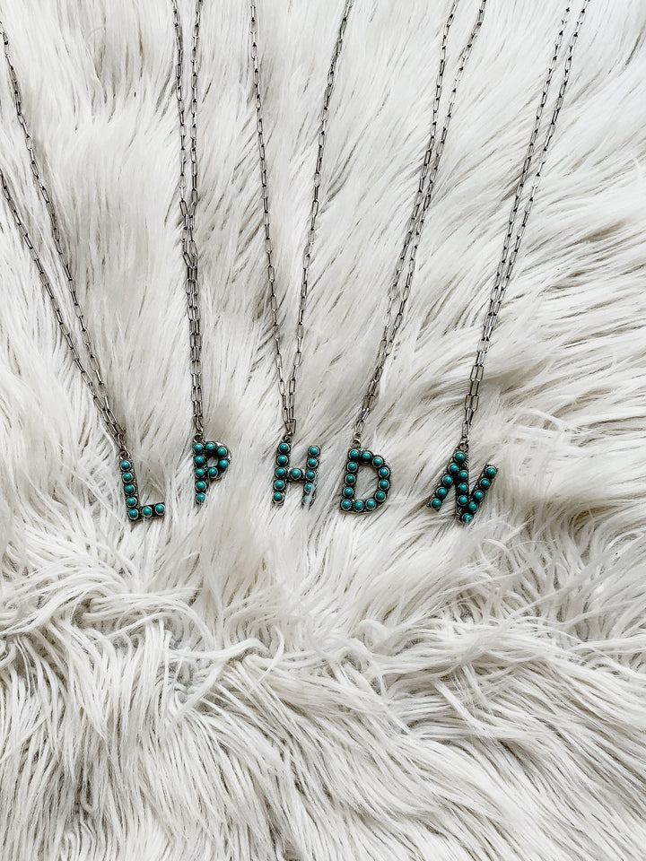 Initial Pendant Necklace - Jayden Layne