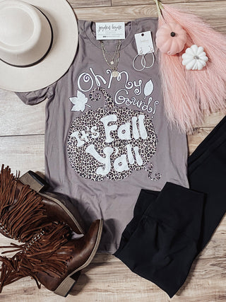 Oh my gourd it’s fall yall tee - Jayden Layne