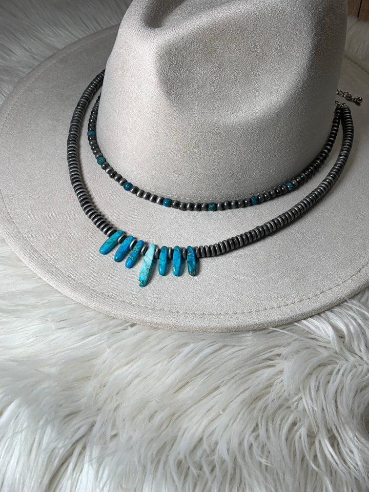 Daigle turquoise Navajo necklace - Jayden Layne