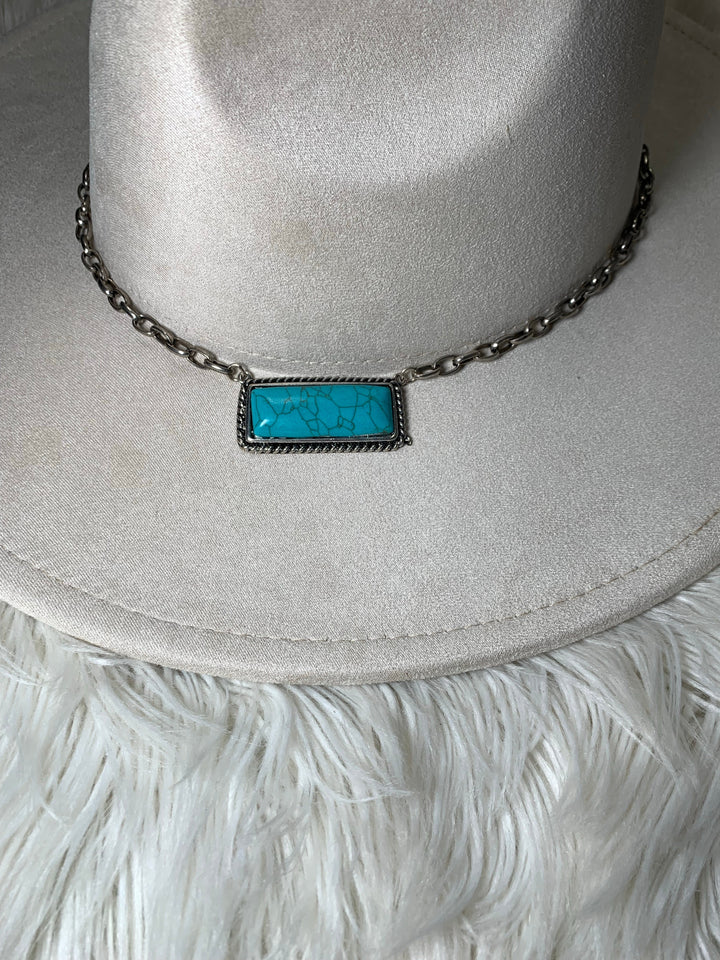 Rectangle Turquoise Necklace - Jayden Layne