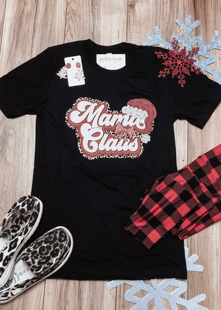 Mama Claus black tee - Jayden Layne