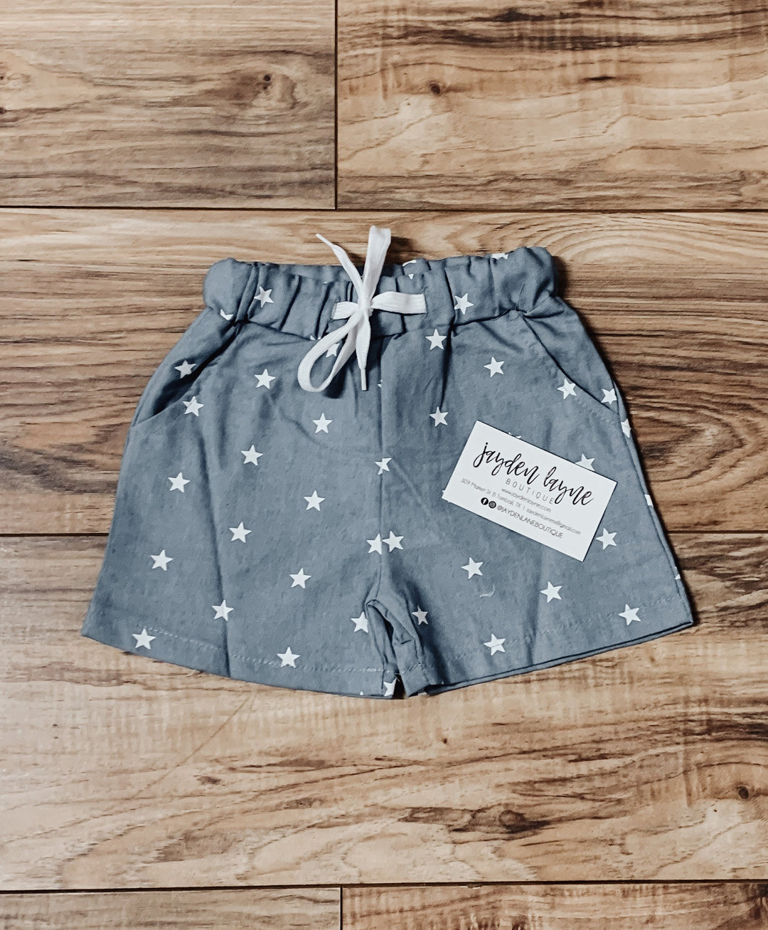 Star denim kid's shorts - Jayden Layne