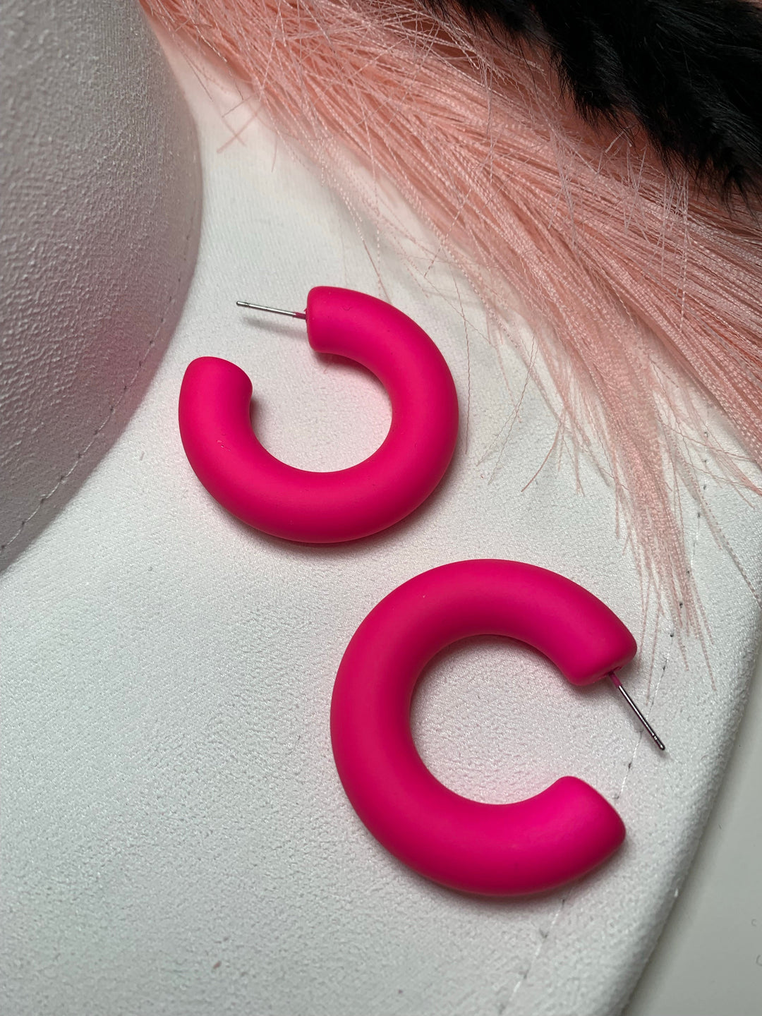 Spring Color Coated Hoop Earrings - Jayden Layne