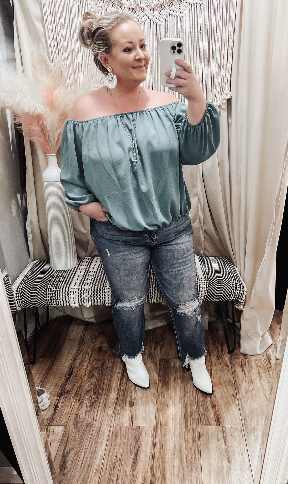 Makie off shoulder tops - Jayden Layne