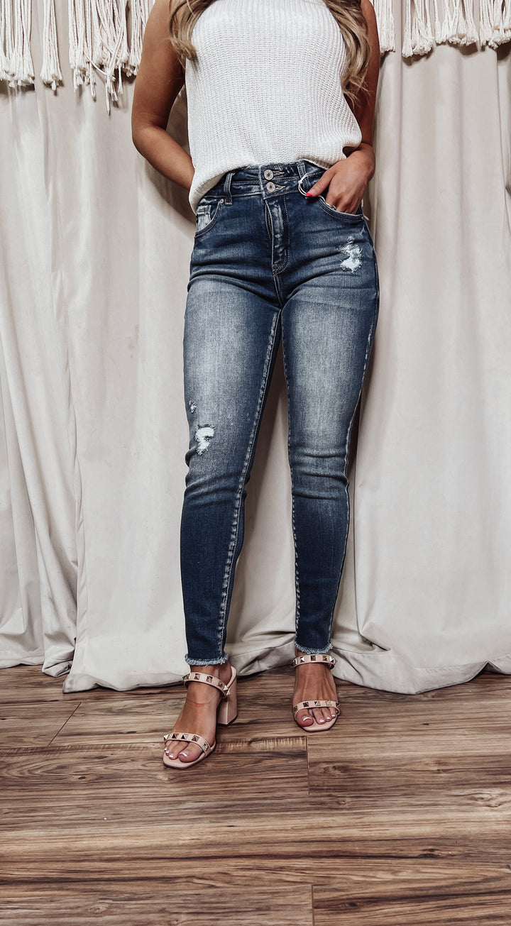 Danika high rise skinny jeans - Jayden Layne